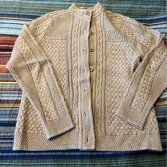 LLBean fisherman sweater - Picture 1 of 3